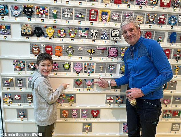 Alan and Matthew Sutcliffe at Legoland in Denmark, which cost them almost £200 less than its English counterpart in Windsor, Berks.