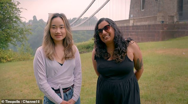 Narisa (left) and Anji (right) traveled from Bristol to Edinburgh, and while the plane ticket cost £48.98 and only took an hour and 15 minutes, the train ticket cost a whopping £214.70 and, with delays, it took an arduous eight hours to complete
