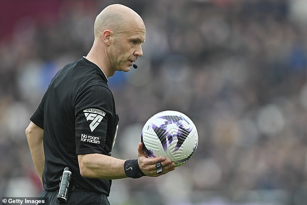 Anthony Taylor's controversial call at the end of Liverpool's 2-2 draw against West Ham has been called into question