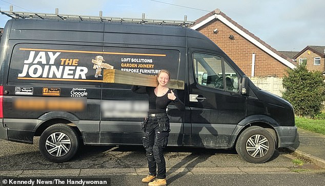 The 24-year-old says interviewers didn't ask her any questions about her university carpentry degree or her experience as a construction tradesman, but offered her a receptionist job instead of the job as a 