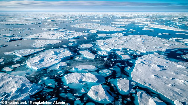 The North Pole has no time zone or land - it's just constantly moving ice floating above the Arctic Ocean.