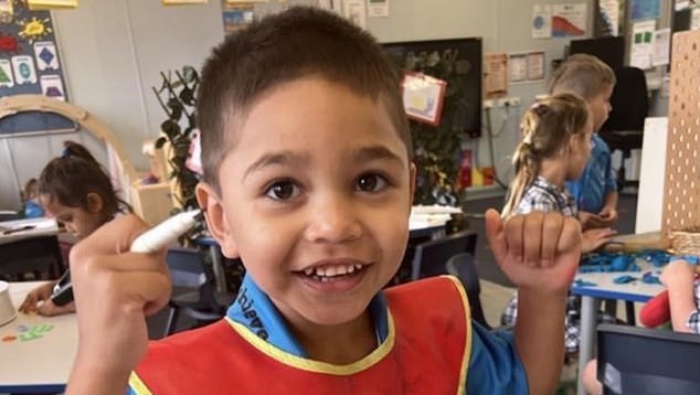 Four-year-old Samuel Kleehammer (pictured) died in a car accident in March, but donated his heart and kidney to a little girl and an elderly man, respectively.