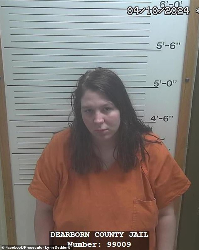 Raeleigh Phillips, 22, was charged with reckless homicide and neglect of a dependent in connection with the death of her nine-day-old son, Emmett.