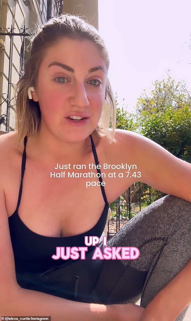 New York City influencer Alexa Curtis sparked controversy after confessing to running the Brooklyn Half Marathon without paying the $125 entry fee.