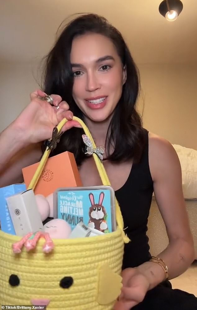 A string of mum influencers have sparked furious debate online after showing off their children's extravagant Easter baskets.