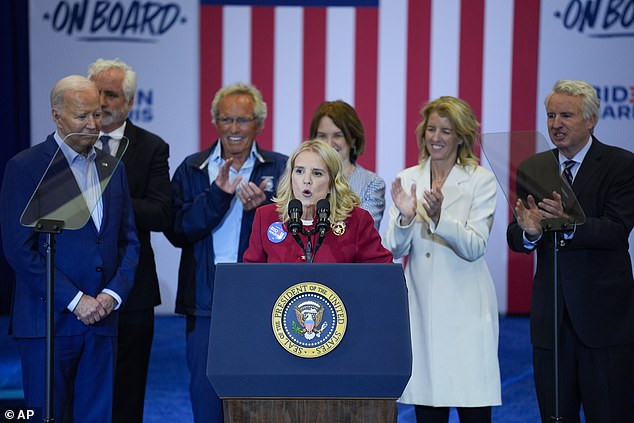 Kerry Kennedy expressed her family's support for President Joe Biden in April, describing him as a man who 