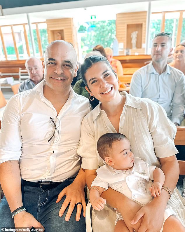 Dessert king Adriano Zumbo, 41, and his wife, MRK star Nelly, 32, shared sweet photos of their baby's baptism over the weekend.
