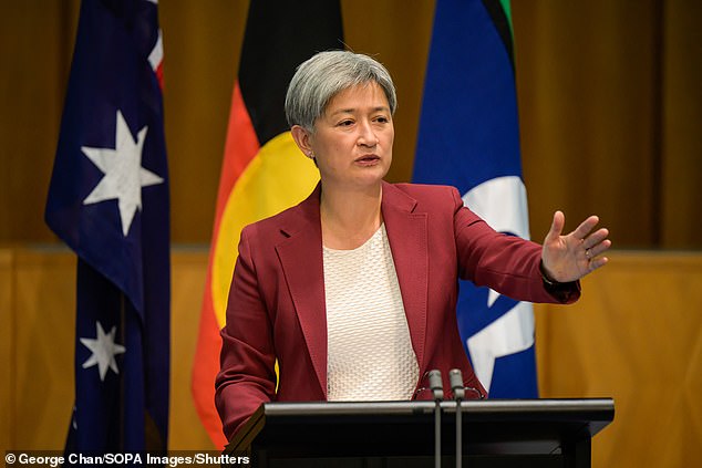 In a speech at the Australian National University, Senator Wong said a secure and prosperous future for both Israelis and Palestinians would only be achieved with a two-state solution.