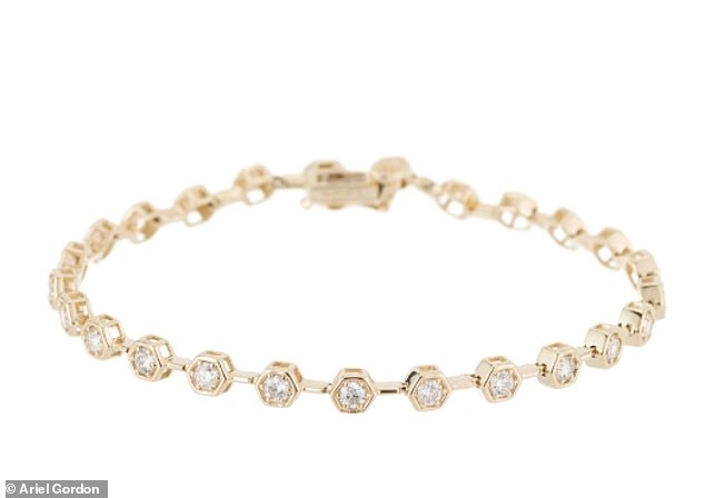 Her Ariel Gordon Diamond Hex Tennis bracelet has dazzled on the Duchess of Sussex's wrist six times in just six weeks.