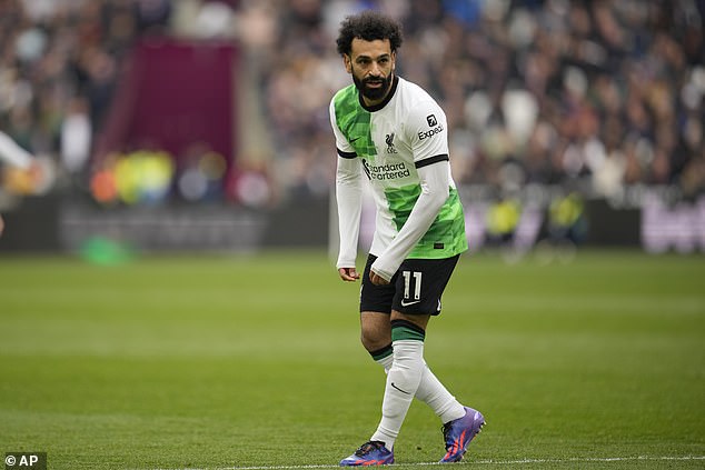 Mohamed Salah and Jurgen Klopp clashed on the West Ham sideline on Saturday