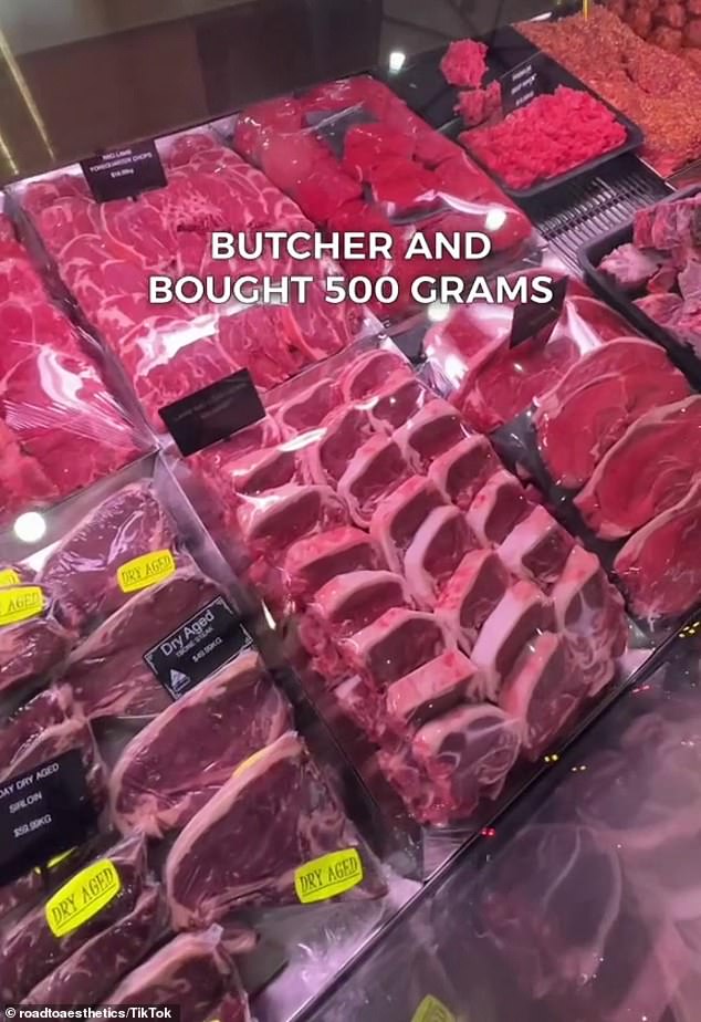 Matt West bought 500g of grass-fed beef from his local butcher ($8.50)