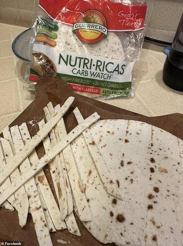 A home cook used tortilla strips to make a version 