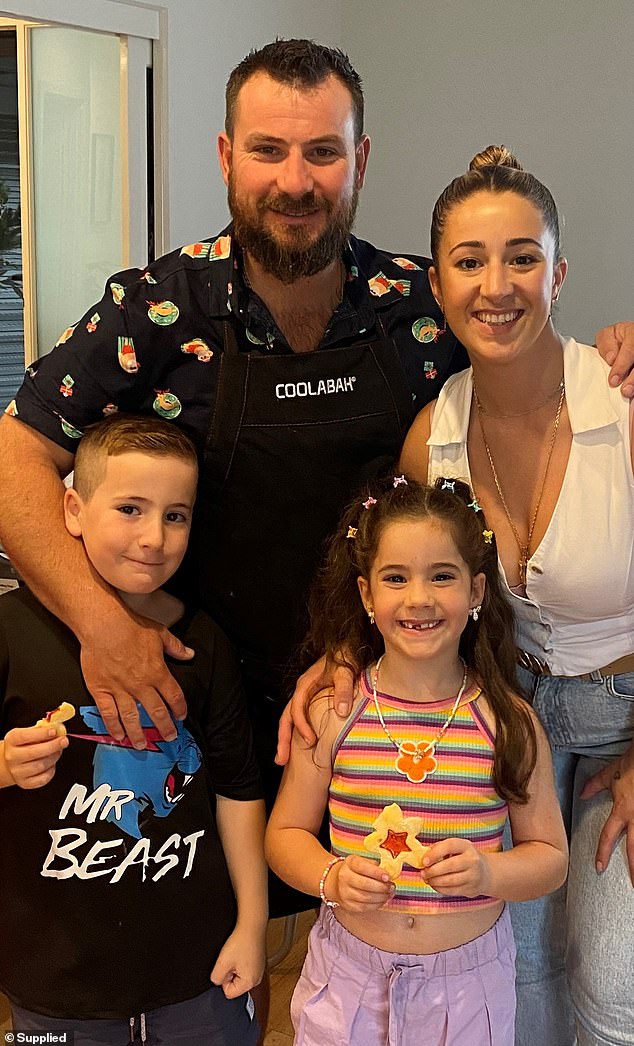 Australian mum Lidia Scida (pictured right with her family) went viral after exposing the huge price difference she noticed after shopping at Aldi and Coles.  She has now revealed how much she spends on average and what she never buys