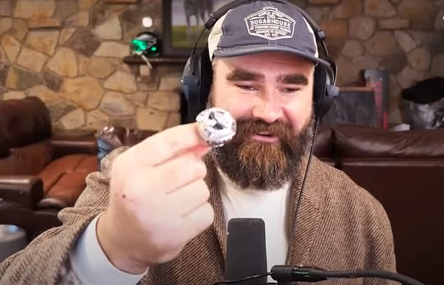 Jason Kelce Thinks His Super Bowl Ring Was Thrown In The Trash At New Heights Live Show