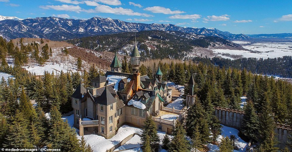 Have you ever wanted to live your own fairy tale?  Well, an incredible 'ice castle' that looks like a set from Disney's Frozen has just hit the market for a staggering $14 million.