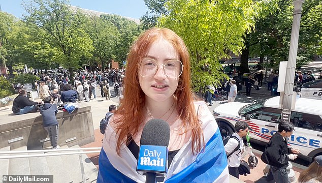 Skyler Sieradzky, a Jewish GWU student whose grandparents survived the Holocaust, said the current pro-Gaza protests on campus have scared her and that hearing rhetoric calling for the destruction of Israel has been alarming.