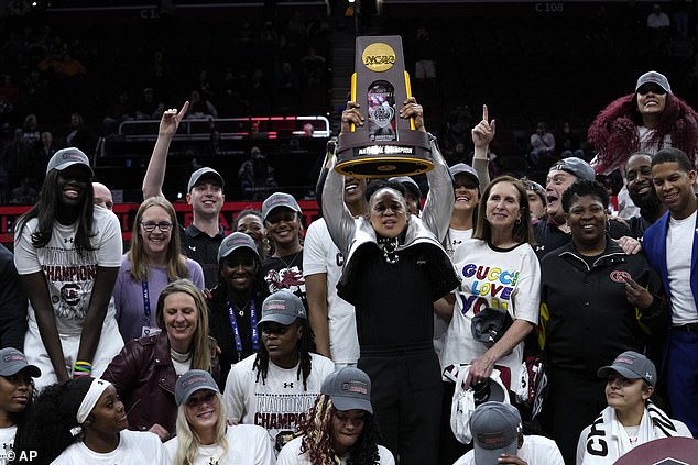 South Carolina completed a perfect season by defeating Iowa on Sunday in the title game.