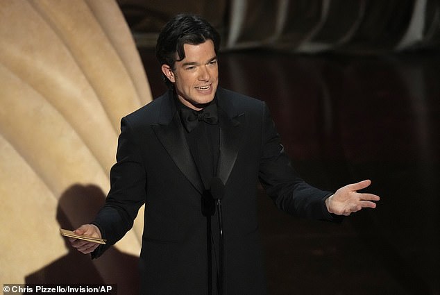Mulaney said: 'I had no gratitude.  The actual drug detox was very physically uncomfortable and he had been taking a lot of benzodiazepines like Xanax and Klonopin.  'Getting out of them can be very difficult.  She was in the detox hospital room and grinding her teeth so much that I broke a tooth';  He was seen at the Oscars last month