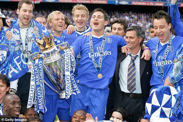 John Terry (right) believes Chelsea's 2004-05 season was as impressive as Arsenal's invincible campaign the previous one.
