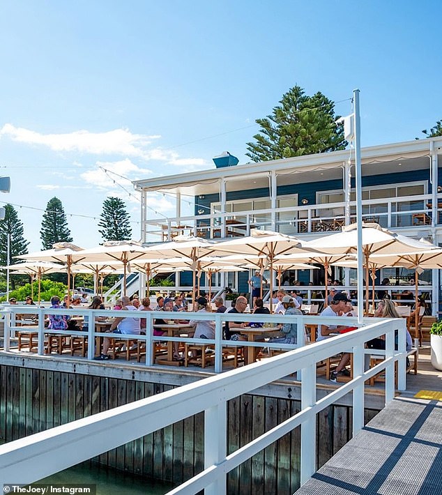 Newly renovated local cafe The Barrenjoey Boathouse, named The Joey, is instantly recognizable as Alf's Bait House and Summer Bay's Pier Diner in Home and Away.