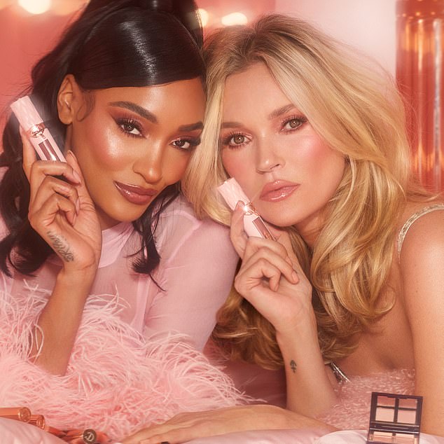Kate Moss and Jourdan Dunn have joined forces again to front a stunning new campaign for Charlotte Tilbury for the brand's Pillow Talk Big Lip Plumpgasm.