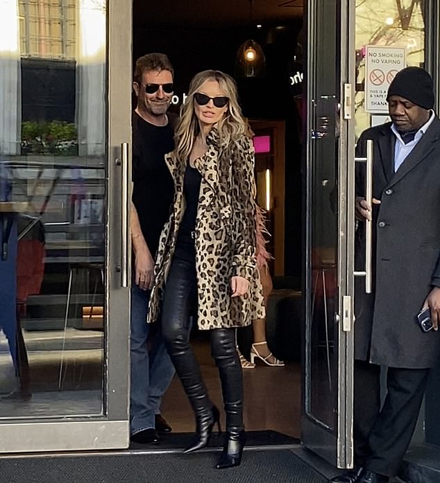 Stunned onlookers did a double take when Cowell and Kate arrived at the Lucky Voice bar in Islington, London, on Saturday afternoon.