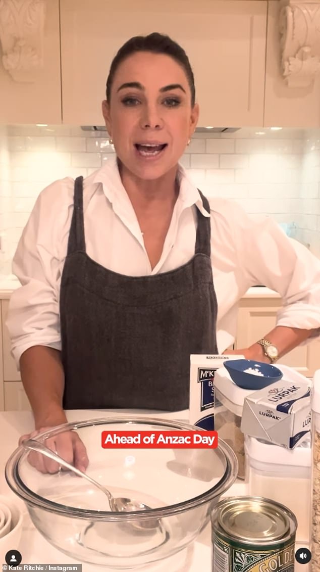 The former Home and Away star shared a video and several snaps on Instagram in which the actress is seen getting her hands dirty in the kitchen.
