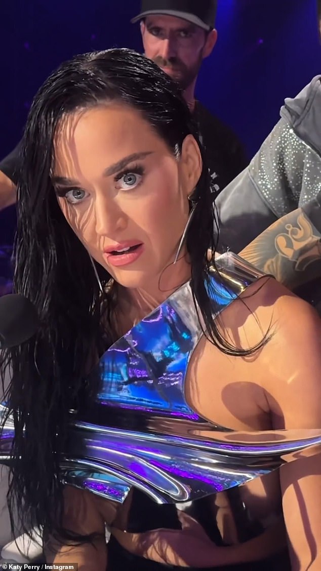 Katy Perry felt the full power of music on Monday night's episode of American Idol, joking that one performance had made her her best moment.