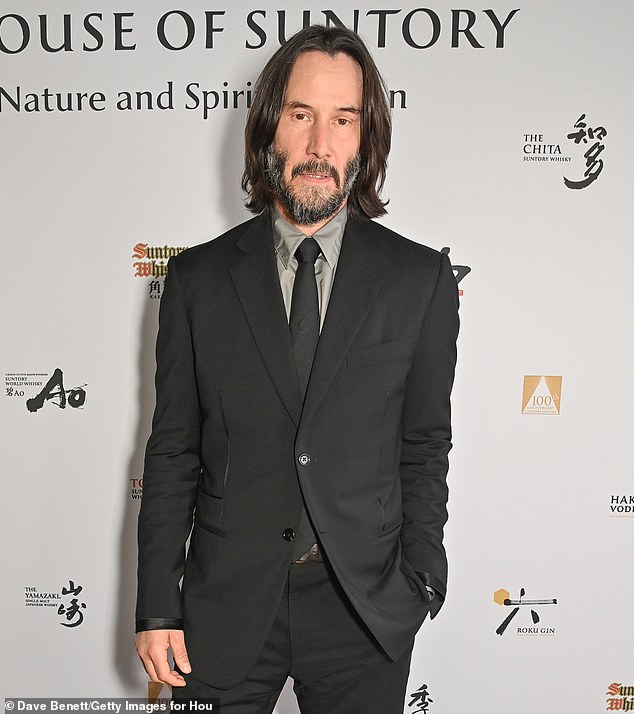 Keanu Reeves, 59, joined the cast of Sonic the Hedgehog 3 (pictured in London in June 2023)