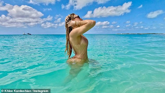Khloé Kardashian is living her best life on a tropical vacation with her kids and sister Kim Kardashian, 43, in Turks and Caicos.