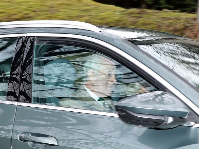 King Charles and Queen Camilla looked cheerful this morning as they headed to Sunday service at Crathie Kirk.