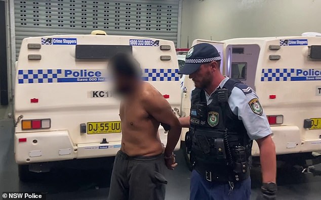 Desmond Avery, 26, allegedly broke into a house in Kingscliff, northern New South Wales, about 8pm on Tuesday, when resident Allan Kerr, 66, was allegedly hit several times with an axe. .