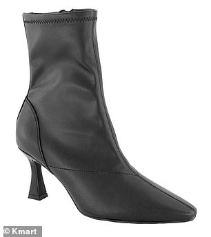 Kmart Sock Fit Heeled Boots ($30)