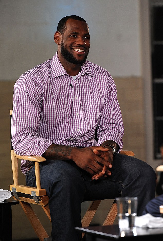 LeBron James is seen on July 8, 2010 in Connecticut to announce where he would sign.