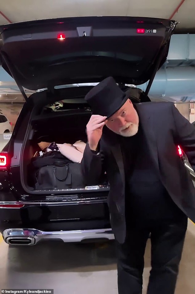 Kyle Sandilands has given fans a look at his luxurious new car as he adds a new vehicle to his extensive collection.
