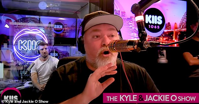Kyle Sandilands (pictured) criticized actress Zendaya for her defensive reaction to an interview with Sunrise host Edwina Bartholomew that went viral.