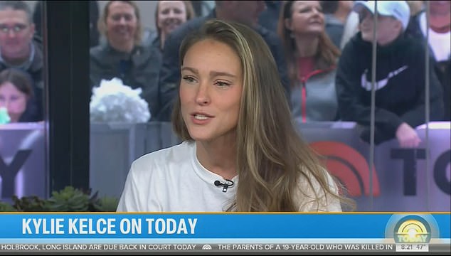Kylie Kelce appeared on 'The Today Show' to talk about her family and husband Jason