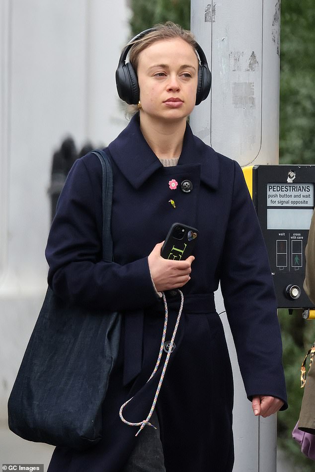 Lady Amelia Windsor looked chic as she stepped out for a casual stroll in Chelsea on Wednesday