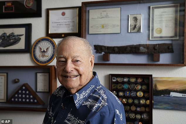 Lou Conter, the last living survivor of the USS Arizona that was attacked in 1941 by Japan, died Monday at age 102 due to complications from congestive heart failure.