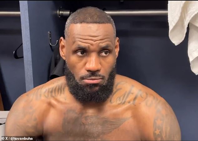 LeBron James remained coy about his NBA future after Nets-Lakers on Easter Sunday despite acknowledging he doesn't have much left in the tank.