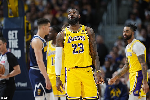 LeBron James and the LA Lakers are out of the NBA playoffs after losing to the Denver Nuggets