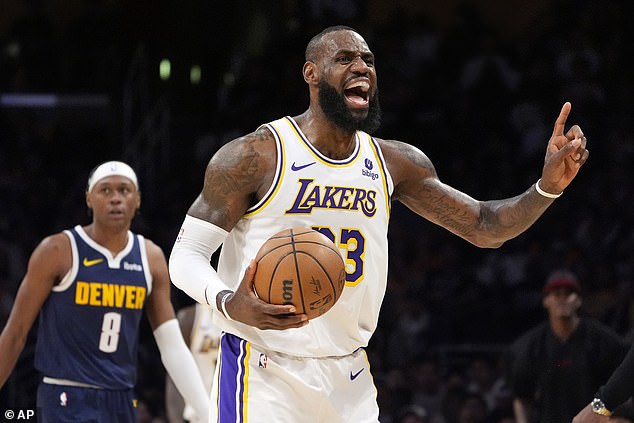 LeBron James helped the Lakers survive elimination and force a Game 5 against the Nuggets