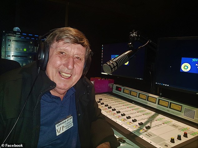 Legendary Australian radio and television personality Graham Webb (pictured) died in a Gold Coast hospital on Saturday aged 88.