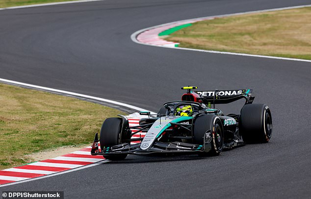 Hamilton's worst start to the season continued with a ninth-place finish in Japan during the Tokyo Grand Prix (pictured April 7).