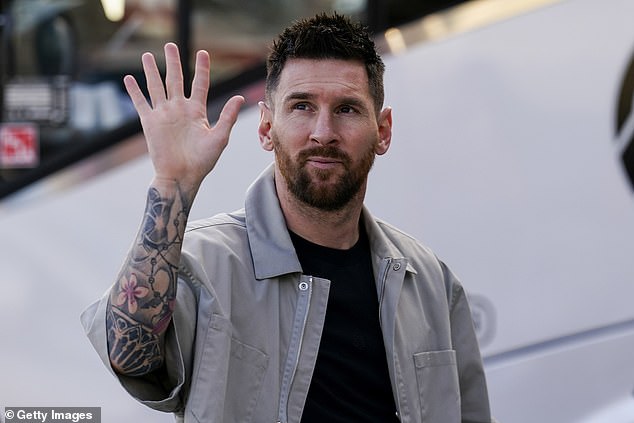 Lionel Messi out of Inter Miami's Champions Cup quarterfinal match against Monterrey tonight