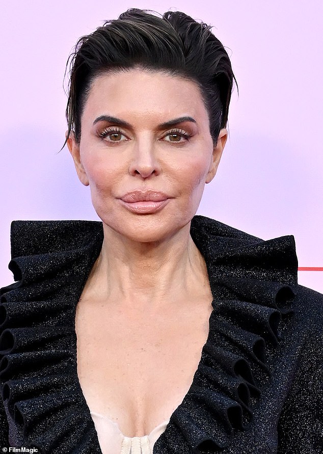 Lisa Rinna showed off her soft face while attending the Fashion Trust in Los Angeles on Tuesday.  However, the star looked different, with more nude and natural-looking makeup.