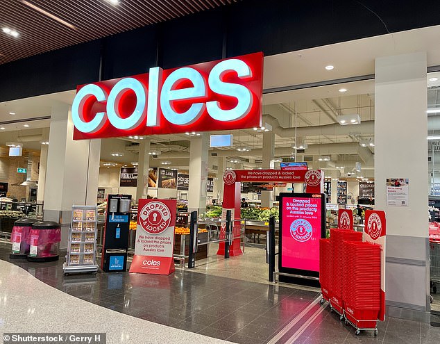 The affected lot was sold across Australia at Woolworths, Coles (pictured) and independent retailers including IGA.