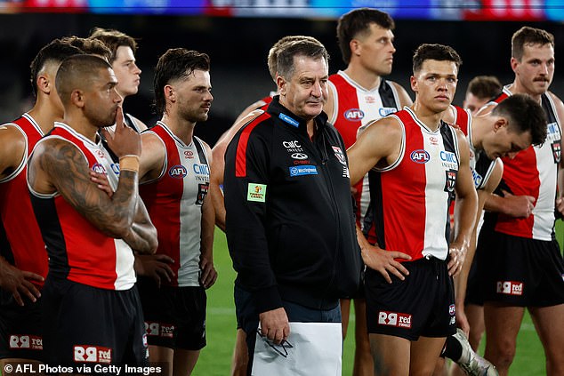 Ross Lyon urged fans to stick with the Saints despite the terrible defeat, saying it was a one-off.