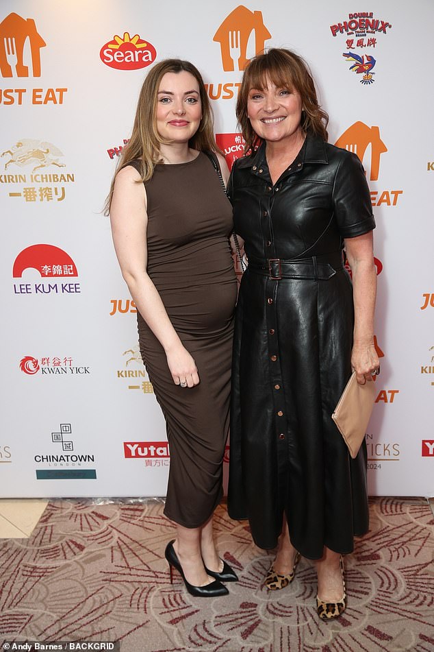 Lorraine Kelly was joined by her pregnant daughter Rosie as the duo attended the Golden Chopsticks Awards on Monday.