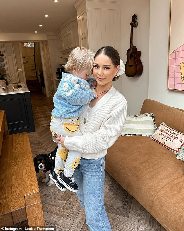 Louise Thompson took to Instagram on Friday to urge her followers to donate blood, after being hospitalized for the fourth time.